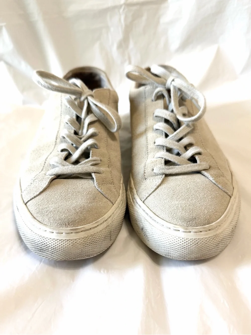 COMMON PROJECTS Suede Achilles Low Sneakers Size 7